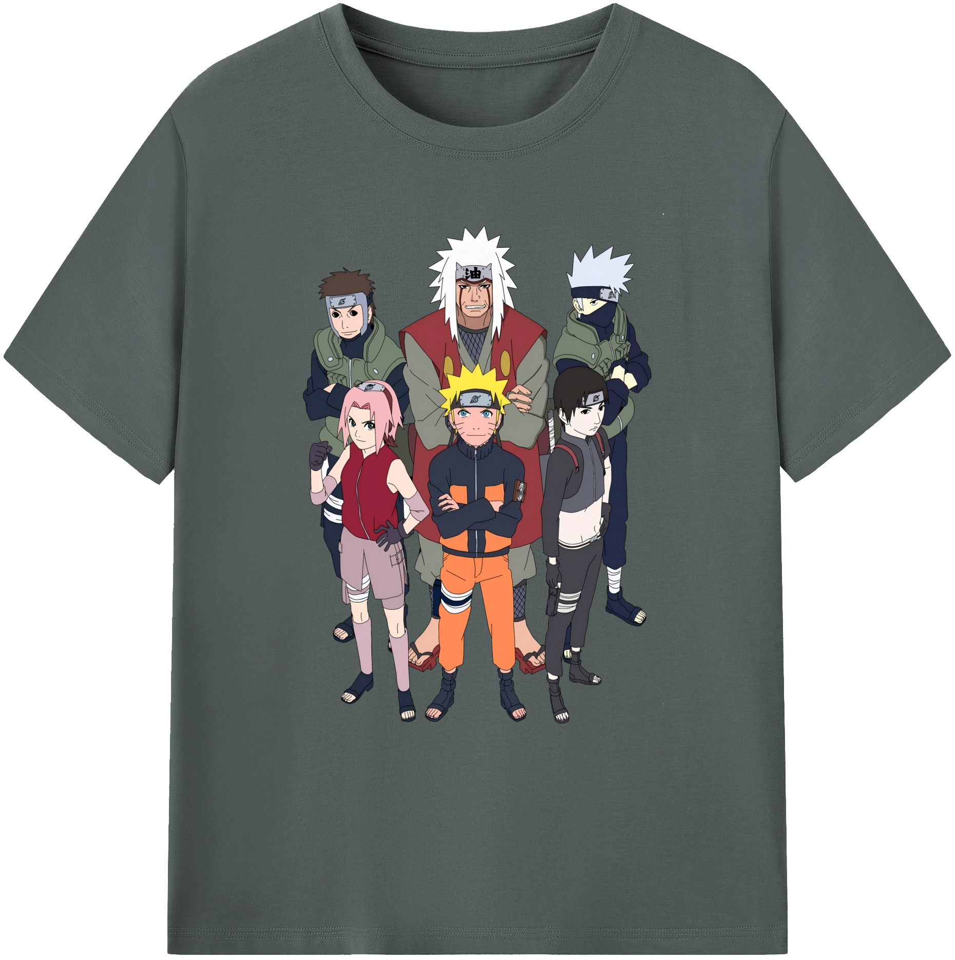 （画像用） NARUTO -ナルト- うずまき ナルト Uzumaki Naruto 綿100％ メンズ半袖Tシャツ｜肌触りやわらか＆通気性